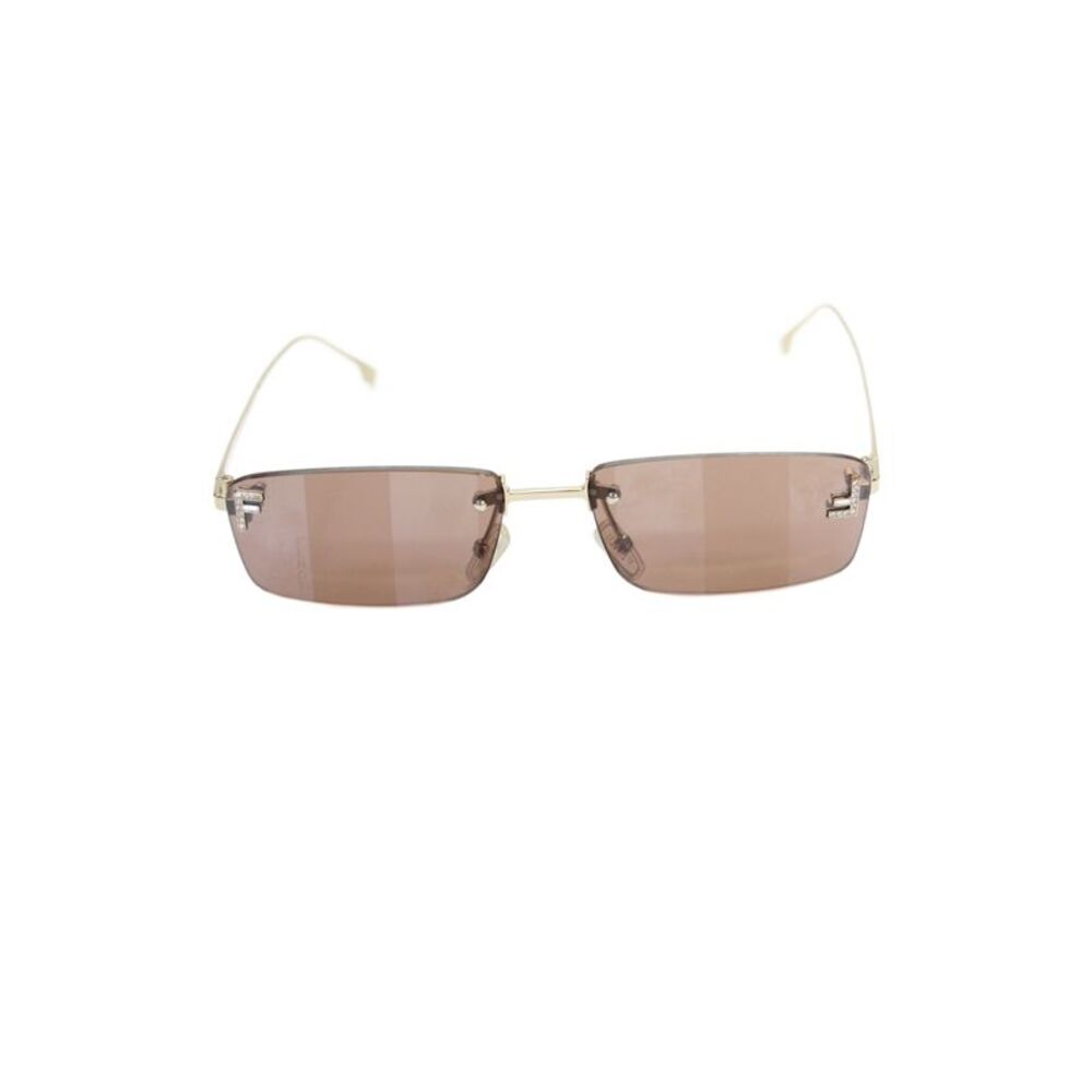 Fendi Womens Jeweled Square Frame Sunglasses Brown FE4172US
